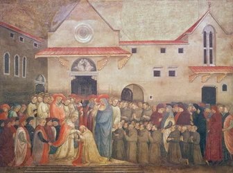 Wijding van de Nieuwe Kerk van St. Egidio door Paus Martinus V, september 1420